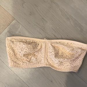 Halo Lace Wacoal Strapless Underwire Bra